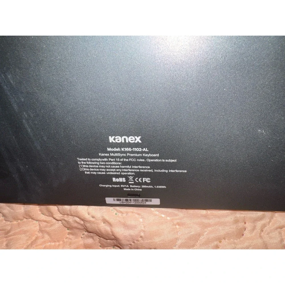 Kanex MultiSync Wireless Keyboard Mac iOS Bluetooth Sync 4 Devices K166-1102